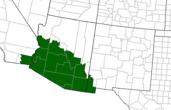 <span class="translation_missing" title="translation missing: en.medium.untitled.map_image_of, page_name: Colorado River Toad Sonoran Desert Toad">Map Image Of</span>