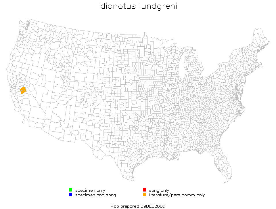 <span class="translation_missing" title="translation missing: en.medium.untitled.map_image_of, page_name: Idionotus lundgreni Rentz, D. C. F. &amp; Birchim 1968">Map Image Of</span>