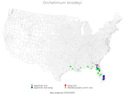 <span class="translation_missing" title="translation missing: zh-TW.medium.untitled.map_image_of, page_name: Orchelimum (Stenorhoptrum) bradleyi Rehn, J. A. G. &amp; Hebard 1915">Map Image Of</span>