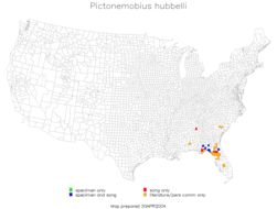 <span class="translation_missing" title="translation missing: ar.medium.untitled.map_image_of, page_name: Pictonemobius hubbelli Walker, T. J. &amp; Mays 1990">Map Image Of</span>