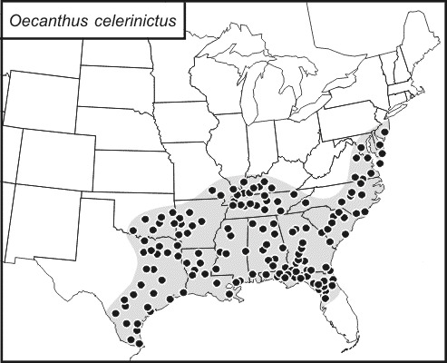 <span class="translation_missing" title="translation missing: pms.medium.untitled.map_image_of, page_name: Oecanthus celerinictus Walker &amp; T. J. 1963">Map Image Of</span>