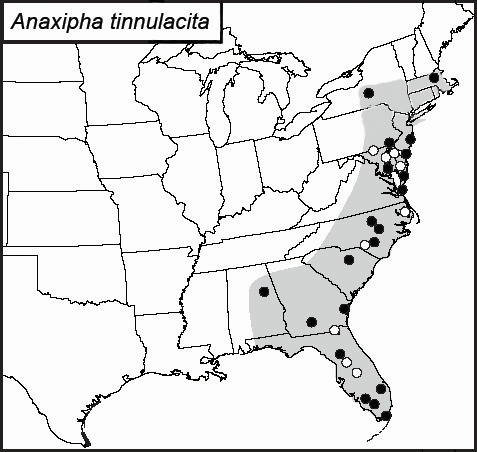 <span class="translation_missing" title="translation missing: en.medium.untitled.map_image_of, page_name: Anaxipha tinnulacita Walker, T. J. &amp; Funk 2014">Map Image Of</span>